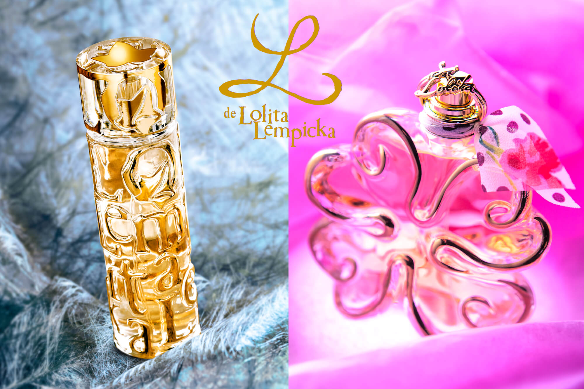 Lolita Lempicka, shooting de deux parfums dans leur ambiance respective, Antoine Duchene photographe publicitaire